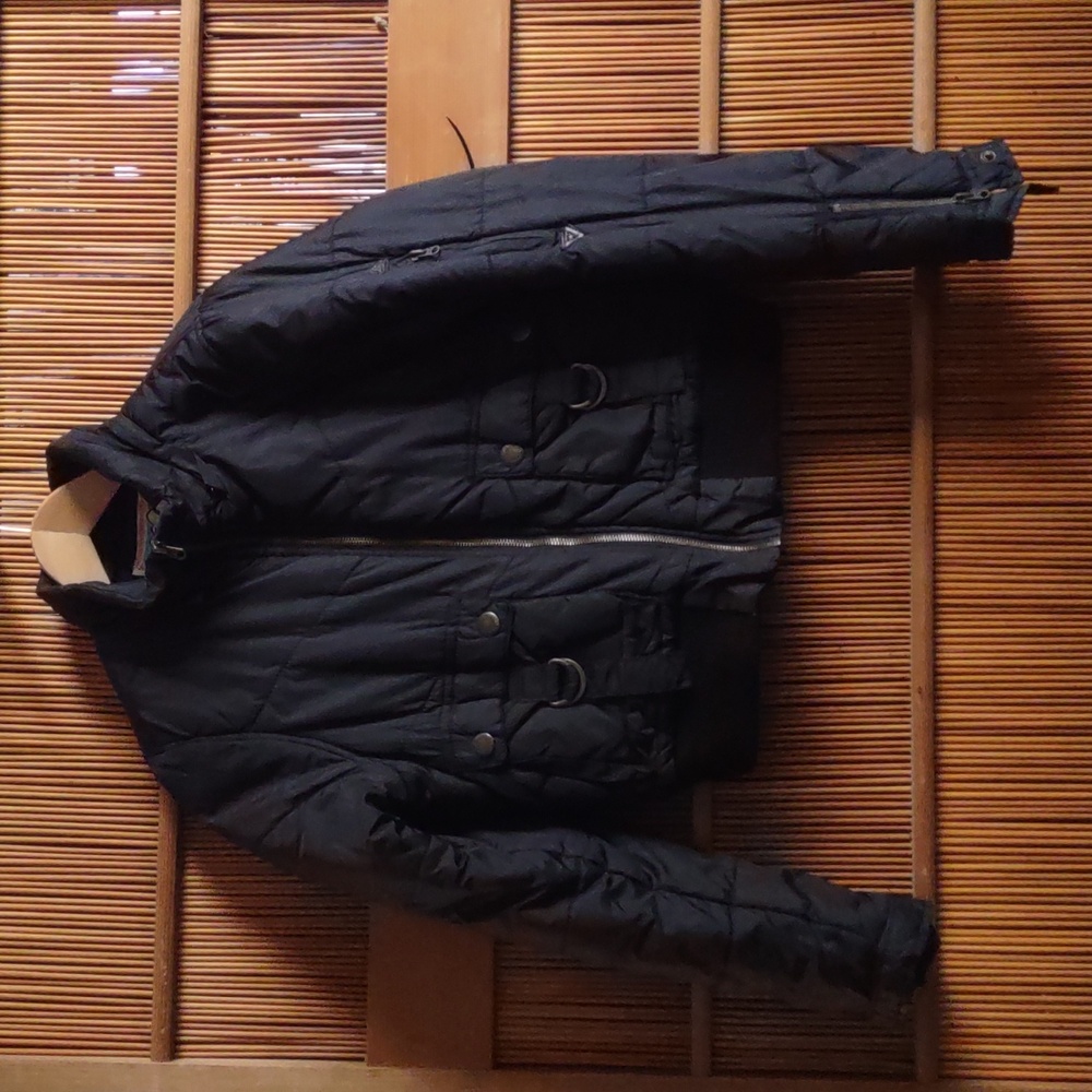Greenlander Helsinki Black Bomber Puffer Jacket